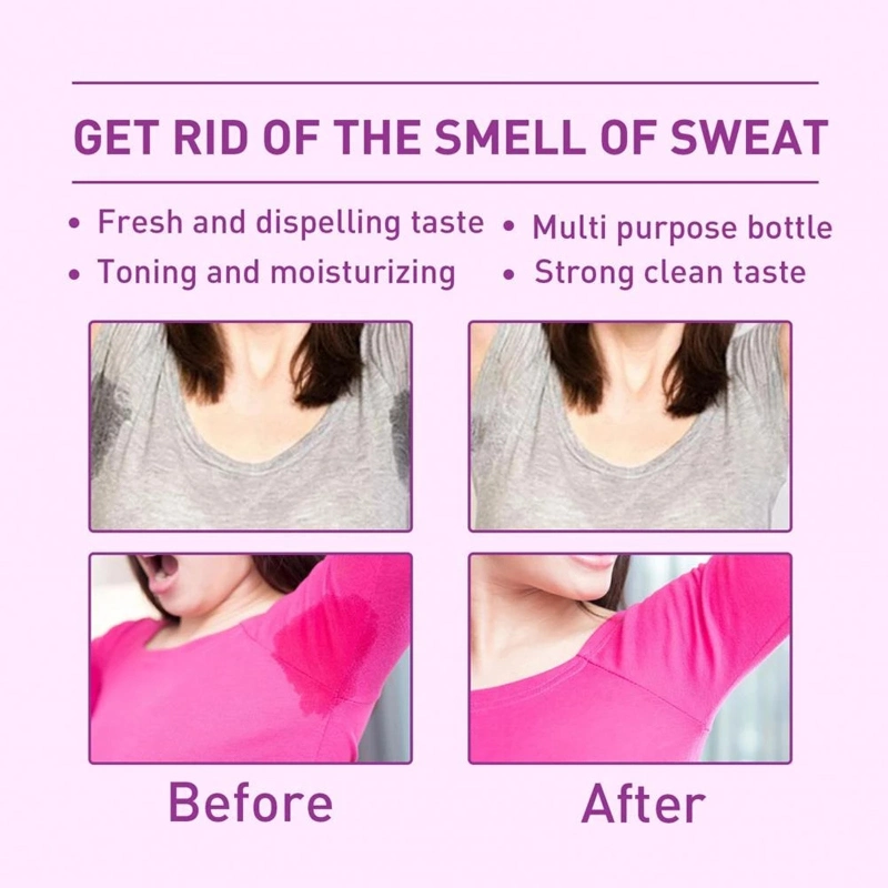 Natural Armpit Odor Cure Cleaning Lasting Refresh Deodorant Spray Purify Body Odor Deodorant Antiperspirant Lotion Spray