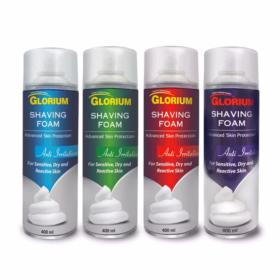 Schiuma da barba per la cura personale degli uomini con idratante