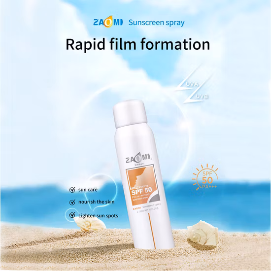 L'OEM si applica agli spray solari con lozioni impermeabilizzanti per viso e corpo